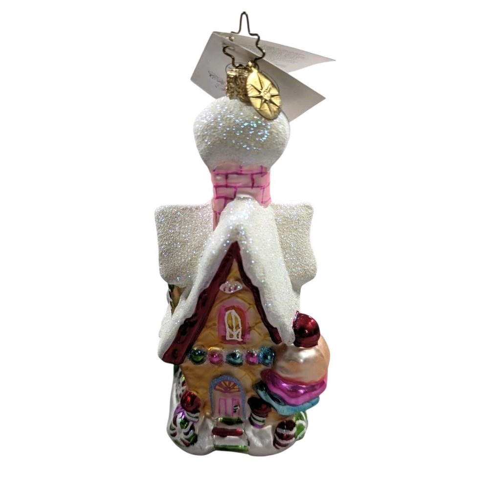 Christopher Radko Hansel's Hideaway Gingerbread House Ornament 2003 Vintage NIB